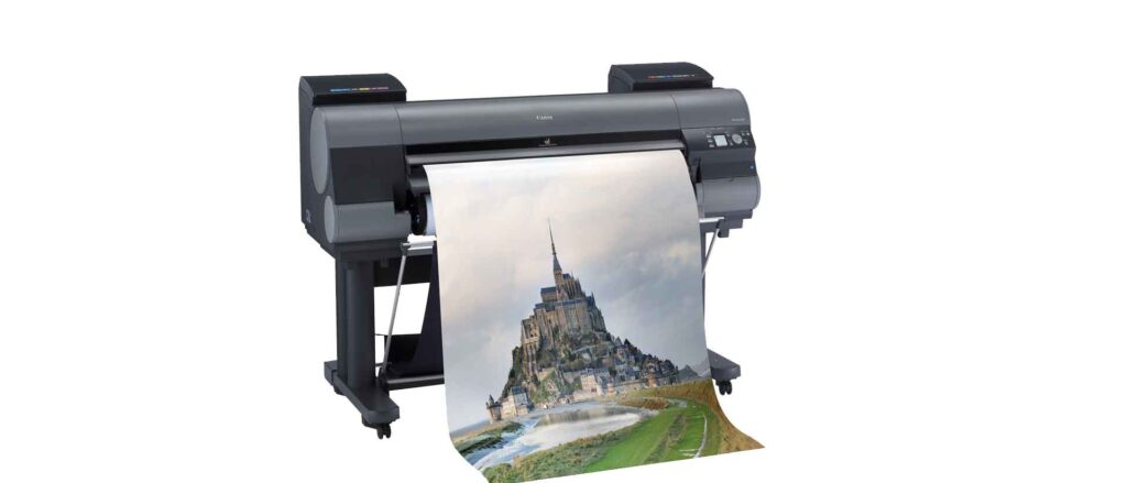 banner-homepage6 | The Document Group Canon 9400S oversize printer on print run