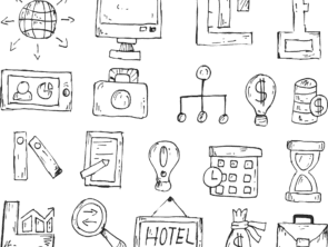 hand drawing of digital assets