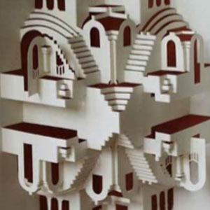 thumb-nail-list-pic-cut-without-printing | The Document Group 3D model of optical illusion architecture